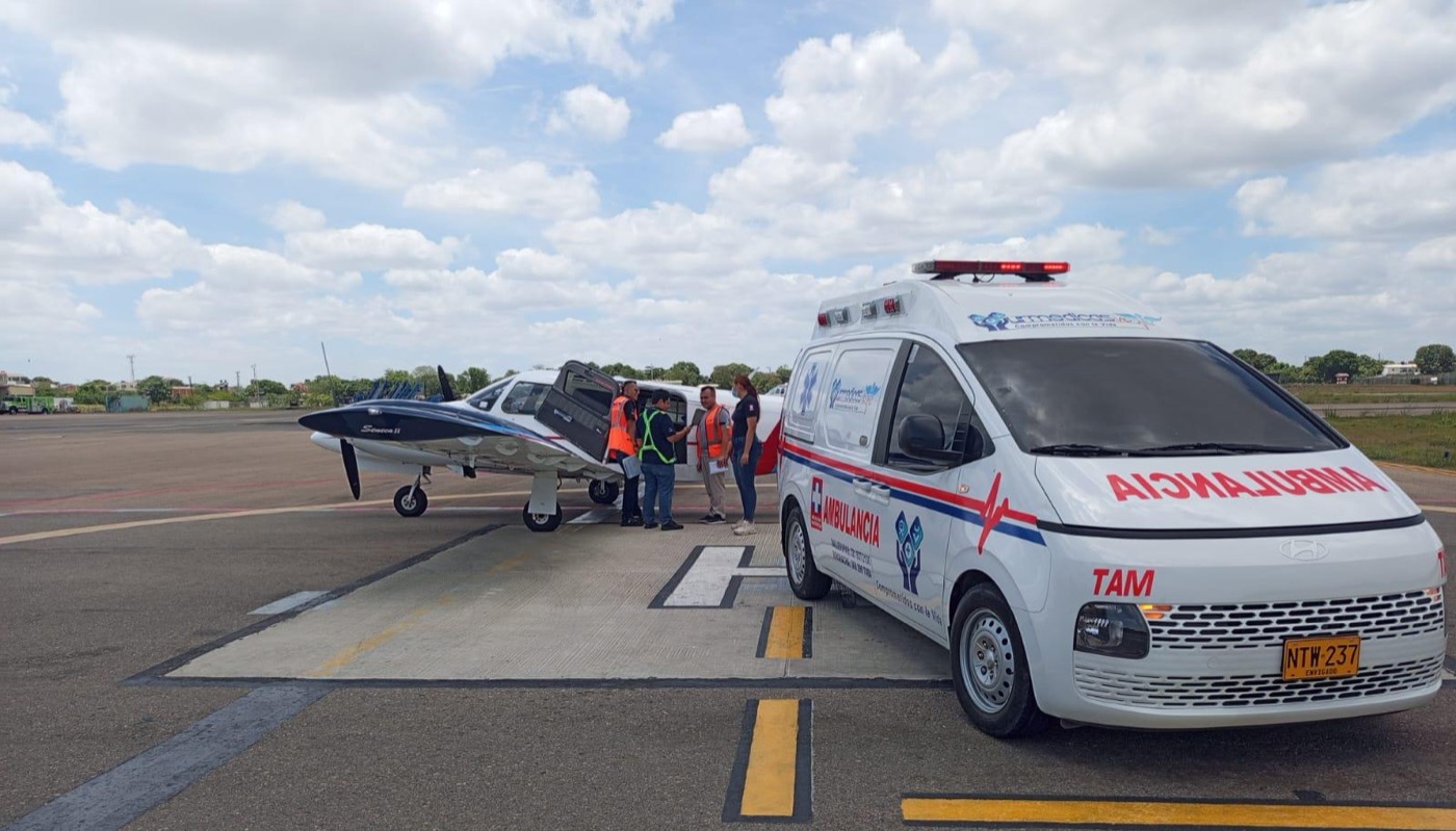 Unidad medicalizada URMEDICAS VIP en coordinación de traslado